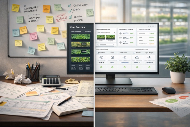 The ERP Gap in Indoor Farming: Why Most Farms Are Still Running on Spreadsheets