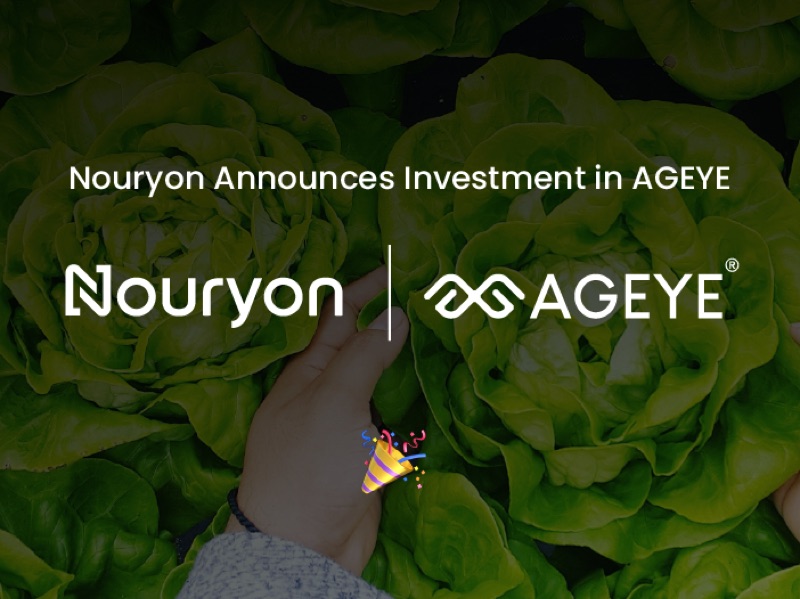 Nouryon Announces Stake in AGEYE Technologies